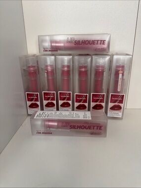 I’m Meme lot of 8 Lip Silhouette Gloss Tint chic burgundy